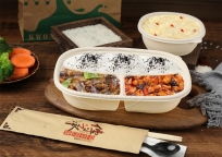 三格餐盒单品及组合形式
